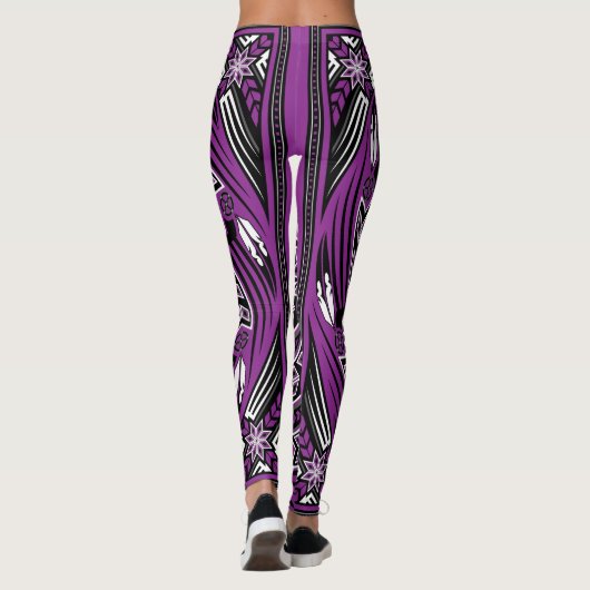 Wind Spirit Paars Leggings (Achterkant)