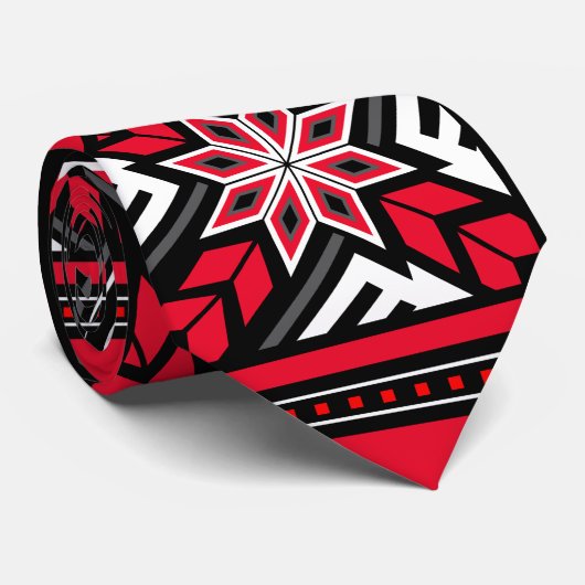 Wind Spirit Red Stropdas (Opgerold)