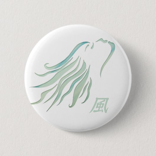 Wind Sprite-Button Ronde Button 5,7 Cm (Voorkant)