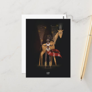 WIND STROMEN GIRAFFE door Alexandra Dikaia Briefkaart