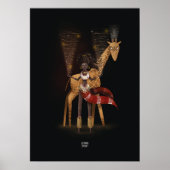 WIND STROMEN GIRAFFE door Alexandra Dikaia Poster (Voorkant)