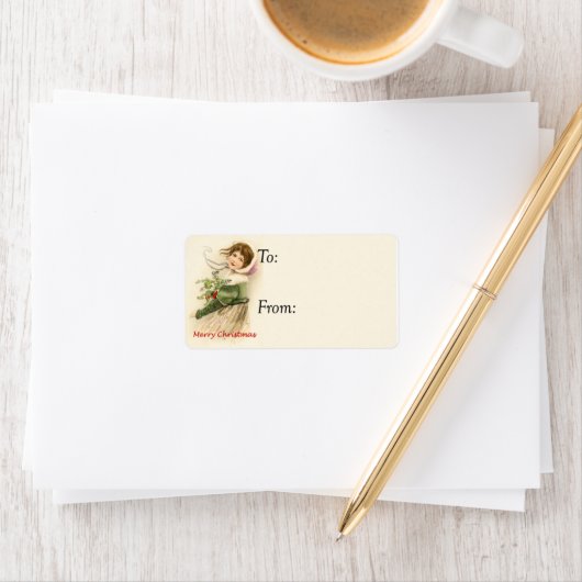  Wind Swept kerstcadeau Label (Insitu)