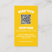 WIND TECH met QR-code Visitekaartje (Achterkant)