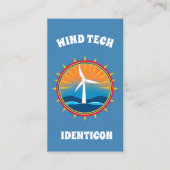 WIND TECH met QR-code Visitekaartje (Voorkant)