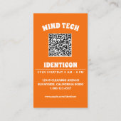 WIND TECH met QR-code Visitekaartje (Achterkant)