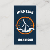 WIND TECH met QR-code Visitekaartje (Voorkant)