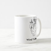 Wind Turban Koffiemok (Voorkant rechts)