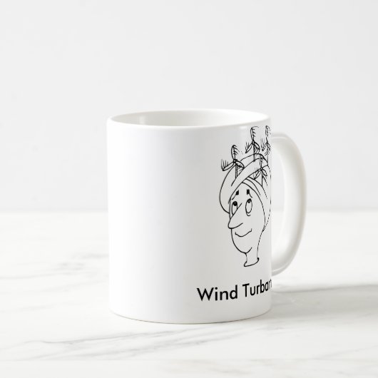 Wind Turban Koffiemok (Voorkant rechts)