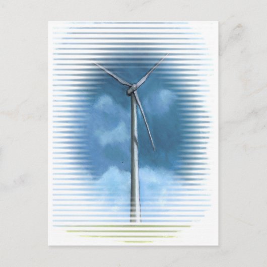 WIND TURBINE BRIEFKAART (Voorkant)