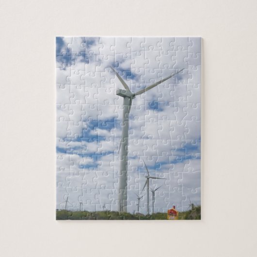 Wind Turbine Carne Wexford Ierland. Legpuzzel (Verticaal)