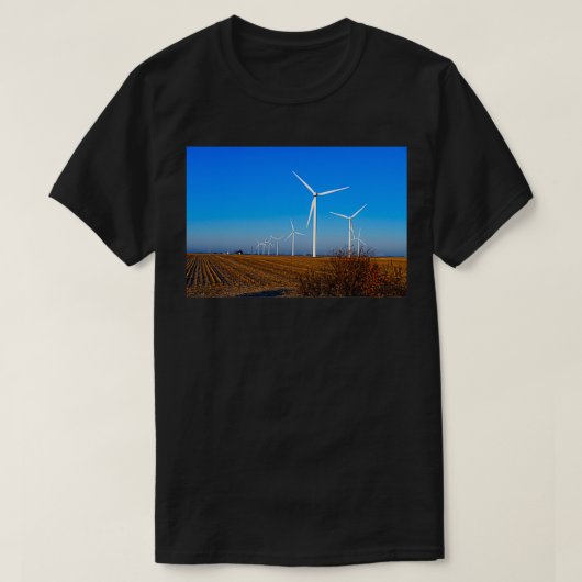 Wind Turbine Field T-shirt (Design voorkant)