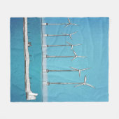 Wind Turbine Fleece Blanket (Voorkant (Horizontaal))