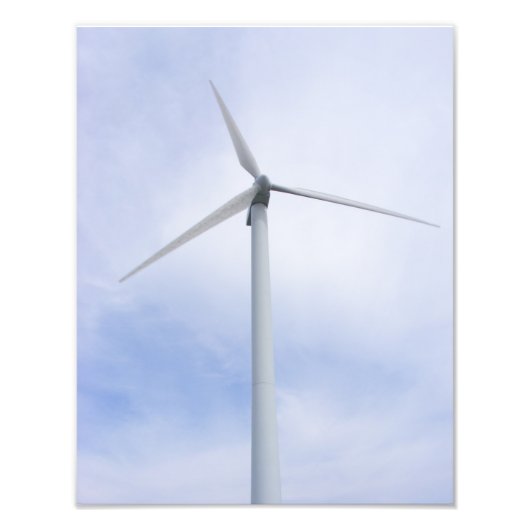 Wind Turbine ~ Foto Afdruk (Voorkant)