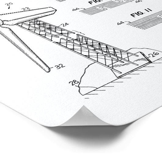 Wind Turbine Rotor 1990 - Whitepaper over octrooie Poster (Hoek)