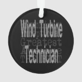 Wind Turbine-technicus Ornament (achterkant)