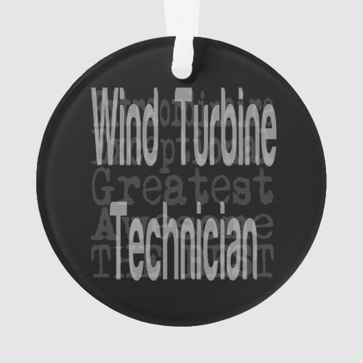 Wind Turbine-technicus Ornament (achterkant)