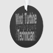 Wind Turbine-technicus Ornament (voorkant)