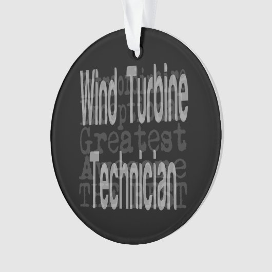 Wind Turbine-technicus Ornament (voorkant)