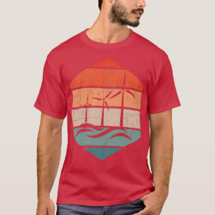Wind Turbine Tower-technicus hernieuwbare energie T-shirt