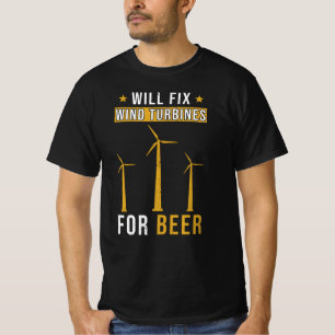 Wind Turbines Gezegde Funny T-shirt
