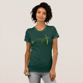 Wind Turbines Green T-shirt (Voorkant volledig)