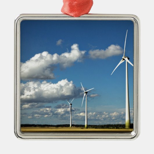 Wind turbines on the roadside metalen ornament (Voorkant)