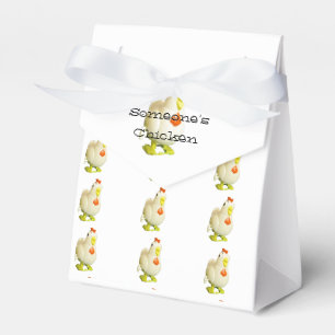 Wind Up Chicken Voeg jouw namen toe Bedankdoosjes