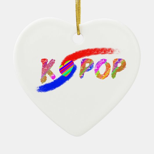 Wind van K-pop Keramisch Ornament (Voorkant)