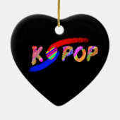 Wind van K-pop Keramisch Ornament (Achterkant)
