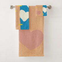Wind van Liefde Bad Handdoek Set