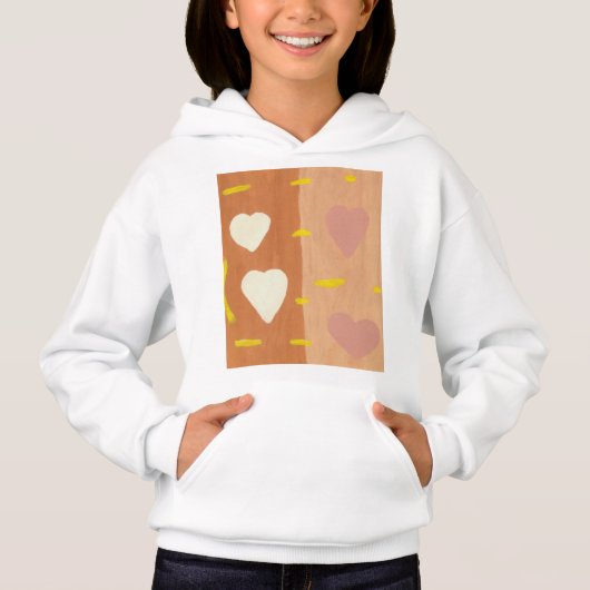 Wind van Liefde Meisjes Pullover Hoodie (Voorkant)