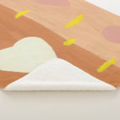 Wind van liefde Sherpa deken (3/4)