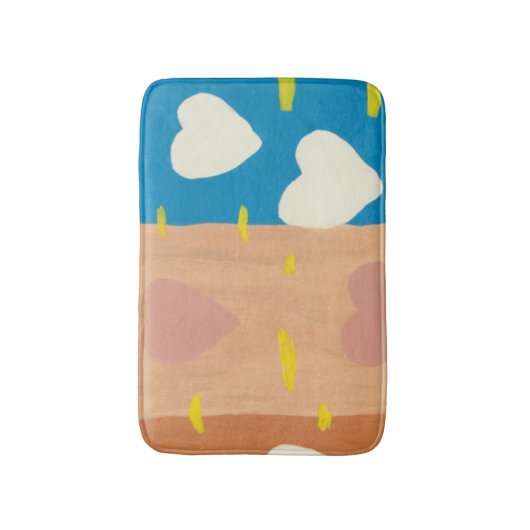 Wind van Love Bath Mat (Voorkant Verticaal)