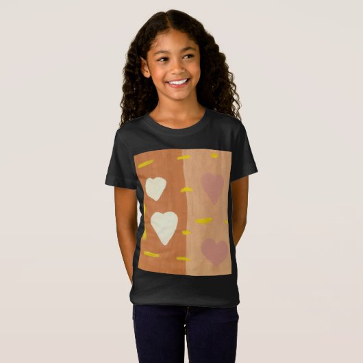 Wind van Love Girls Fine Jersey T-Shirt (Voorkant volledig)