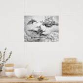 "Wind Whales" Poster (Keuken)