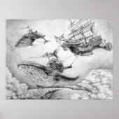 "Wind Whales" Poster (Voorkant)