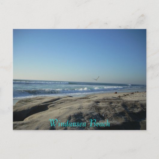 Windansea Beach Briefkaart (Voorkant)