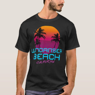 Windansea Beach California Retro Wave 80s T-shirt