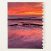 Windansea Beach Rode Zonsondergang Planner (Achterkant)
