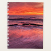 Windansea Beach Rode Zonsondergang Planner (Voorkant)