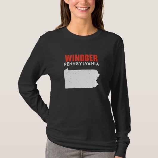 Windber Pennsylvania USA State America Travel T-shirt (Voorkant)