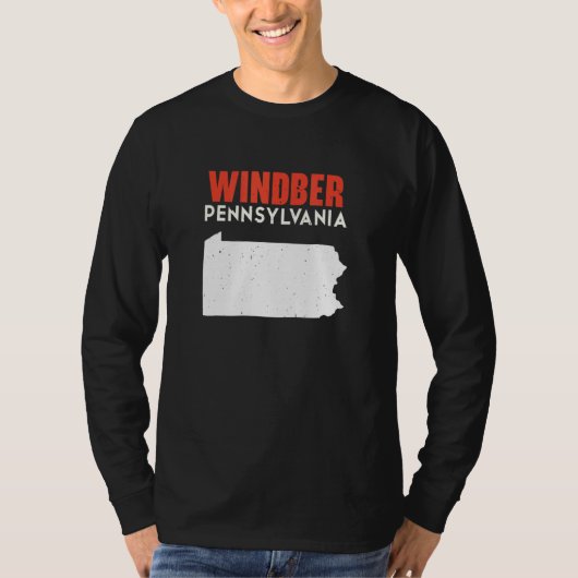 Windber Pennsylvania USA State America Travel T-shirt (Voorkant)