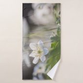 Windbloem Natuur Foto Badhanddoek (Badhanddoek)