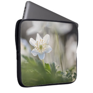 Windbloem Natuur Foto Laptop Sleeve