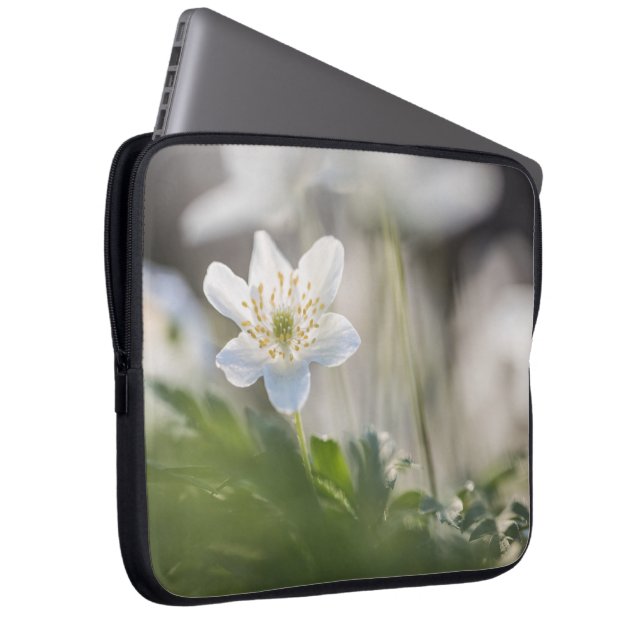 Windbloem Natuur Foto Laptop Sleeve (Voorkant Rechts)