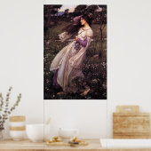 Windbloemen-door John William Waterhouse, 1902 Poster (Keuken)