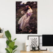 Windbloemen-door John William Waterhouse, 1902 Poster (Thuiskantoor)