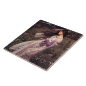 Windbloemen-door John William Waterhouse, 1902 Tegeltje (Zijkant)