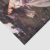 Windbloemen van John William Waterhouse Decoupage Tissuepapier (Detail)