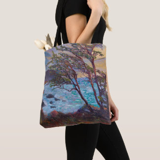 Windblown Cipres & Elkhorn Slough Lokale Tote Bag